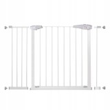 Poarta de siguranta Safety Gate pentru scari, ajustabila 111-120 cm, din otel, alba Household NewTrend