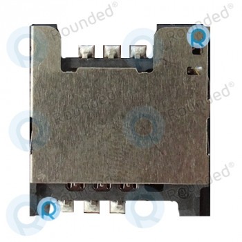 Cititor de carduri SIM HTC Desire X T328e, piesă de schimb argintie SIMC foto