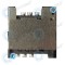 Cititor de carduri SIM HTC Desire X T328e, piesă de schimb argintie SIMC