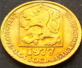 Cumpara ieftin Moneda 20 HALERU - RS CEHOSLOVACIA, anul 1977 *cod 2005, Europa