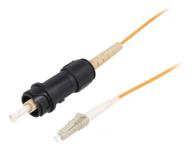 Patch Cord Fibră Optică Simplex Multimod Baionetă foto