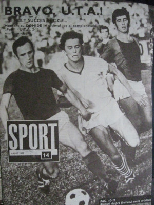 Revista Sport (1970) UTA campioana foto
