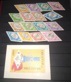 TIMBRE ROMANIA LP 589 LP 590 1964 JOCURILE OLIMPICE DE LA TOKYO MNH
