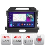 Navigatie Kia Sportage 2010- C-325 Android Octa Core Ecran 2K QLED GPS 4G 4+32GB 360 KIT-325+EDT-E409-2K CarStore Technology