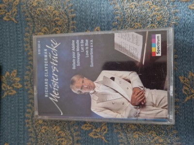 Caseta audio Richard Clayderman vintage foto