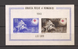 Romania 1943, LP 152- Crucea Rosie, colita nedantelata, MNH, Nestampilat