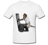 Cumpara ieftin Tricou &quot; Maimuta la laptop &quot;