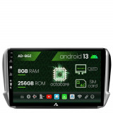 Cumpara ieftin Navigatie Peugeot 208 2008 (2012+), Android 13, Z-Octacore 8GB RAM + 256GB ROM, 10.1 Inch - AD-BGZ10004+AD-BGRKIT258