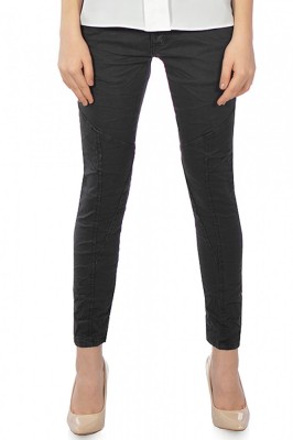 CL848-181 Jeans gri inchis accesorizati cu nasturi metalice foto