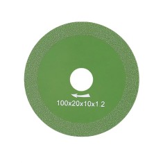 Disc de taiere pentru polizor unghiular, Diamant, 100 mm, Verde