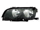 Far Bmw Seria 3 (E46), 07.2001-03.2003, montare fata, stanga, H7+H7; electric; reflector negru; cu motor; halogen, MAGNETI MARELLI