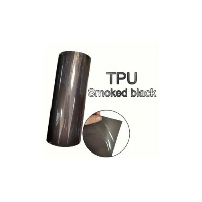 Folie far stop premium PPF TPU 7.5 mil fumuriu smoky black 0.6x15m Cod: TU002 Automotive TrustedCars foto