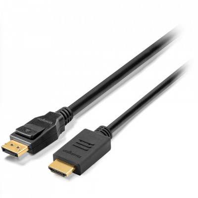 CABLU video KENSINGTON, DisplayPort 1.2 (T) la HDMI 1.4 (T), 1.8m, rezolutie foto