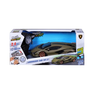 MAISTO MASINUTA PREMIUM CU TELECOMANDA 2 4GHZ LAMBORGHINI SIAN FKP37 SCARA 1 LA 24 SuperHeroes ToysZone foto