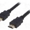 Cablu HDMI - HDMI, din ambele par&amp;#355;i, HDMI mufa, 20m, negru, AKYGA - AK-HD-200A