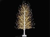Copac decorativ alb 900 leduri lumina calda 1,60 H