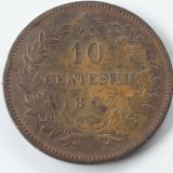 Italia 10 centesimi 1863
