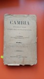 Cambia dupa legile in vigoare in Vechiul Regat, Bucovina si Transilvania - I. N. Fintescu Vol. I