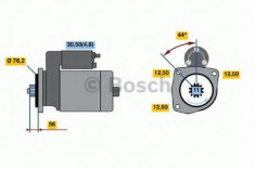 Starter SKODA YETI (5L) (2009 - 2016) BOSCH 0 001 123 028 foto