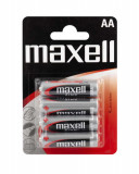 Baterie zinc R6 (AA) Maxell, 4 buc/blister