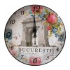 Ceas de perete, roz, 30cm