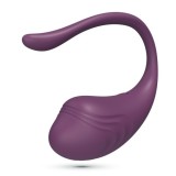 Vibratoare cu telecomanda - Crushious Tamago Ou Vibrator Reincarcabil cu Telecomanda Violet 9 Moduri de Vibratie Oriunde Iti Doresti