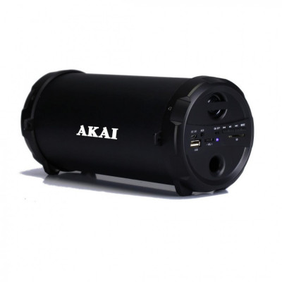 Boxa portabila akai abts-12c cu bluetooth (pana la 10m) putere 5w frecventa 120 hz - foto