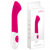 Vibrator de silicon pentru stimularea punctului G 10 funcții de vibrație Love Vibes Zelie