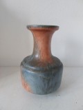 Vaza ceramica, Fat lava, 24cm inaltime, macata R34, Mid Century Modern