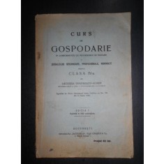 Lucretia Dimitrescu-Aldem - Curs de Gospodarie (1927, prima editie)