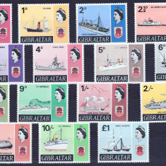 DB1 Transporturi Vapoare 1967 - 69 Gibraltar 15 v. MNH