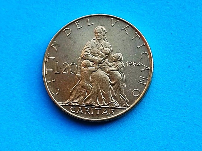 20 Lire 1964 Vatican-UNC-RAR