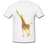 Cumpara ieftin Tricou &quot; Giraffe eating leaves &quot;
