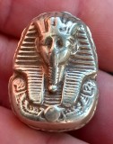 (86) CUTIUTA VECHE DIN ARGINT PT PASTILE, EGIPT - TUTANKHAMON, MARCAJ ARGINT, Cutie