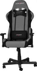 Scaun gaming DXRacer Formula negru/gri textil foto