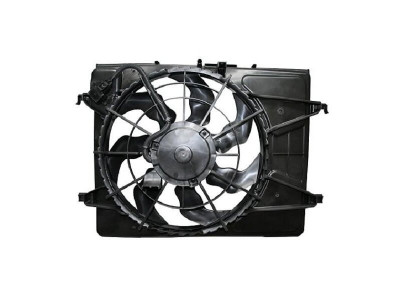 GMV radiator electroventilator Hyundai I30, 10.2007-2012, motor 1.4 16V, benzina, cutie manuala, cu AC, 180 W; 420 mm; 3 pini foto