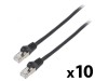 Cablul Patch F/UTP 6 litat CCA PVC negru 1,5m 26AWG, Lanberg