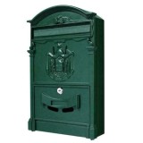 Cutie postala, metalica, pentru exterior, dimensiuni 410x260x90mm, cu deschidere frontala, verde
