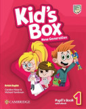 Kid&#039;s Box New Generation Level 1 Pupil&#039;s Book with eBook British English - Paperback brosat - Caroline Nixon , Michael Tomlinson - Art Klett