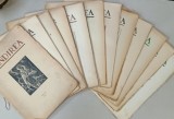REVISTA &#039; GANDIREA &#039; , ANUL IV, SET DE 13 NUMERE SUCCESIVE , DE LA NR. 1 LA NR. 12- 13 , 1924 -1925