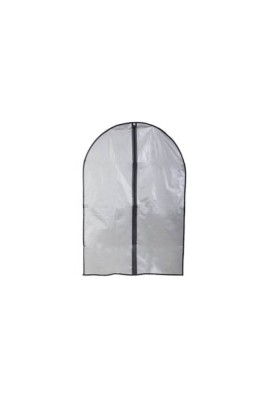 Husă de protecție pentru costum sau palton cu fermoar, 60x90 cm - Gri foto