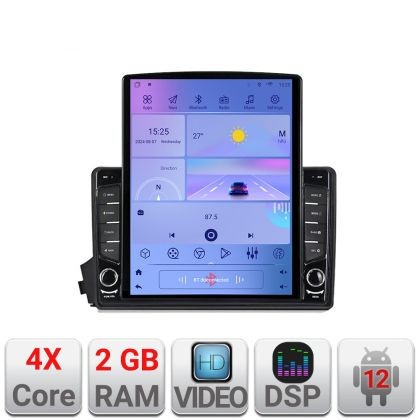Navigatie Ssangyong Kyron Actyon K-158 ecran tip TESLA 9.7&quot; cu Android Radio Bluetooth Internet GPS WIFI 2+32 DSP Quad CarStore Technology
