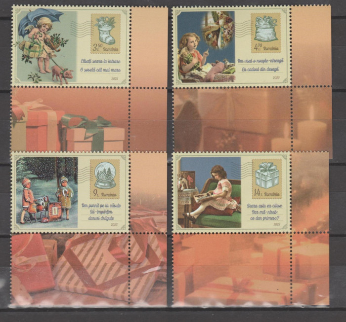 ROMANIA 2023 ZIUA DARURILOR Serie 4 timbre LP.2444 MNH**