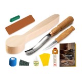 Set de sculptura lingura pentru sauna BeaverCraft DIY11, 20 piese