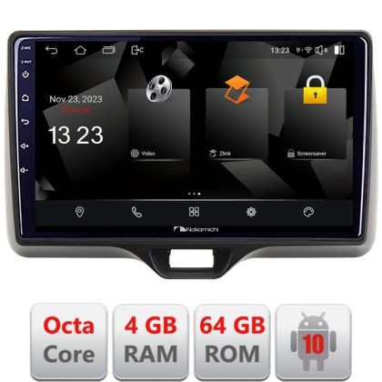 Navigatie Toyota Yaris 2020- Android Octa Core 720p 4+64 DSP 360 camera carplay android auto CarStore Technology