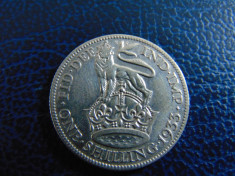 Moneda argint 1 schilling 1933 foto