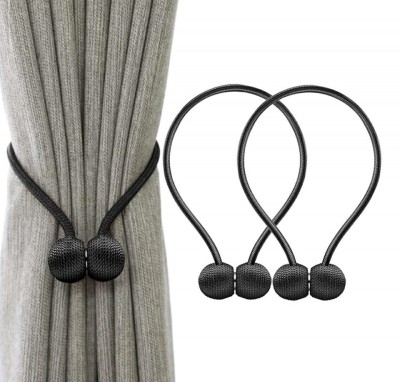 Bratara magnetica de prindere perdele/draperii, model BLACK BALLS foto
