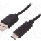 Cablu USB A mufa, USB C mufa, USB 2.0, lungime 1.5m, {{Culoare izola&amp;#355;ie}}, QOLTEC - 50489