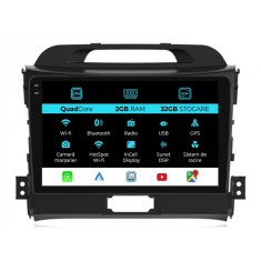 Navigatie Dedicata Kia Sportage (2010-2016), 9Inch, 2Gb Ram, 32Gb Stocare, Carplay