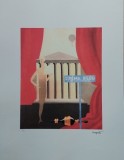 Rene Magritte - Cinema bleu, litografie originala